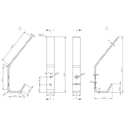 Vješalica SALOMA MAXI / Nehrđajući čelik