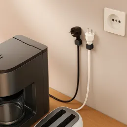 Set od 12 komada magnetskih držača za kabele / Crna mat