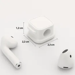 Set od 12 magnetnih držača za kabele / Bijela mat