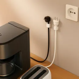 Set od 12 magnetnih držača za kabele / Bijela mat