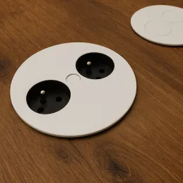 Električna utičnica Twister / Bijela