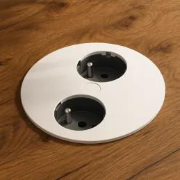 Električna utičnica Twister / Bijela