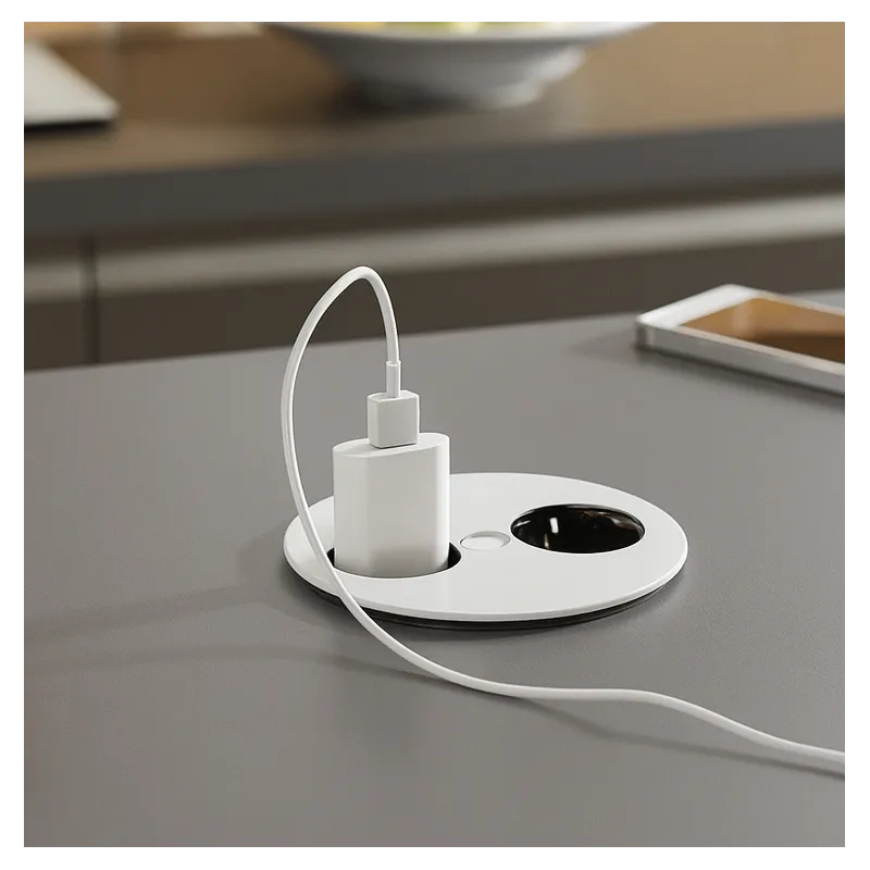 Električna utičnica Twister / Bijela