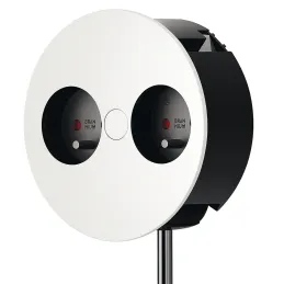 Električna utičnica Twister / Bijela