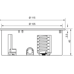 Električna utičnica Twister + USB / Bijela