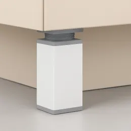 Namještajna noga LEX / Mat bijela