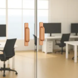 Set od 2 ljepljive ručke ROXO / Bakar