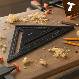 Tesarski trokut 300 mm PROFI / Crni