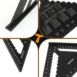 Tesarski trokut 300 mm PROFI / Crni