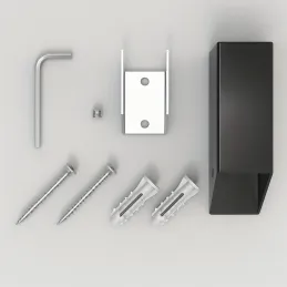 Vješalica LUNARO XXL / Crna mat