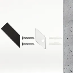 Vješalica LUNARO XXL / Crna mat