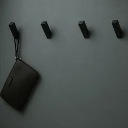 Vješalica LUNARO XXL / Crna mat