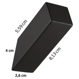Vješalica LUNARO XXL / Crna mat