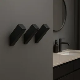 Vješalica LUNARO XXL / Crna mat