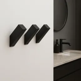 Vješalica LUNARO XXL / Crna mat