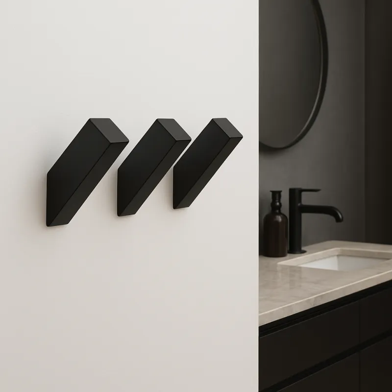 Vješalica LUNARO XXL / Crna mat