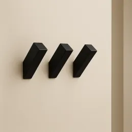 Vješalica LUNARO XXL / Crna mat