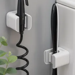 Samoljepljiva vješalica za metlu ili mop LOLA / Bijela