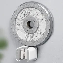 Samoljepljiva vješalica za metlu ili mop LOLA / Bijela