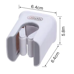 Samoljepljiva vješalica za metlu ili mop LOLA / Bijela