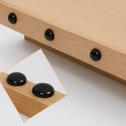 PVC samoljepljivi prigušivač 9 mm - 100 kom / Crna