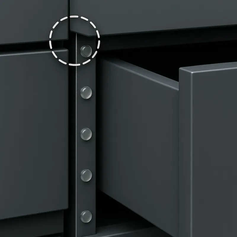 PVC samoljepljivi prigušivač 8 mm - 50 kom / Prozirno