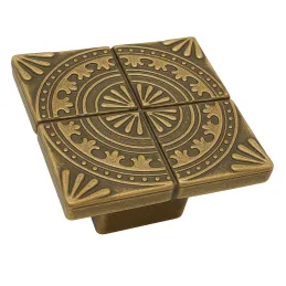 Gumb MEZZO / Patinirani mesing