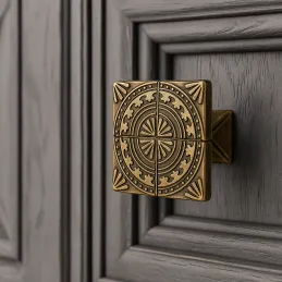 Gumb MEZZO / Patinirani mesing