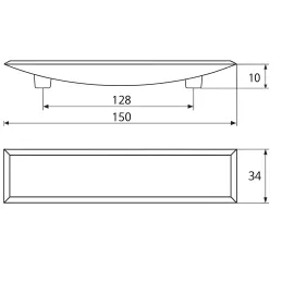 Ručka INNER / Satenski krom