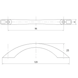 Ručka KLER / Zelena glatka