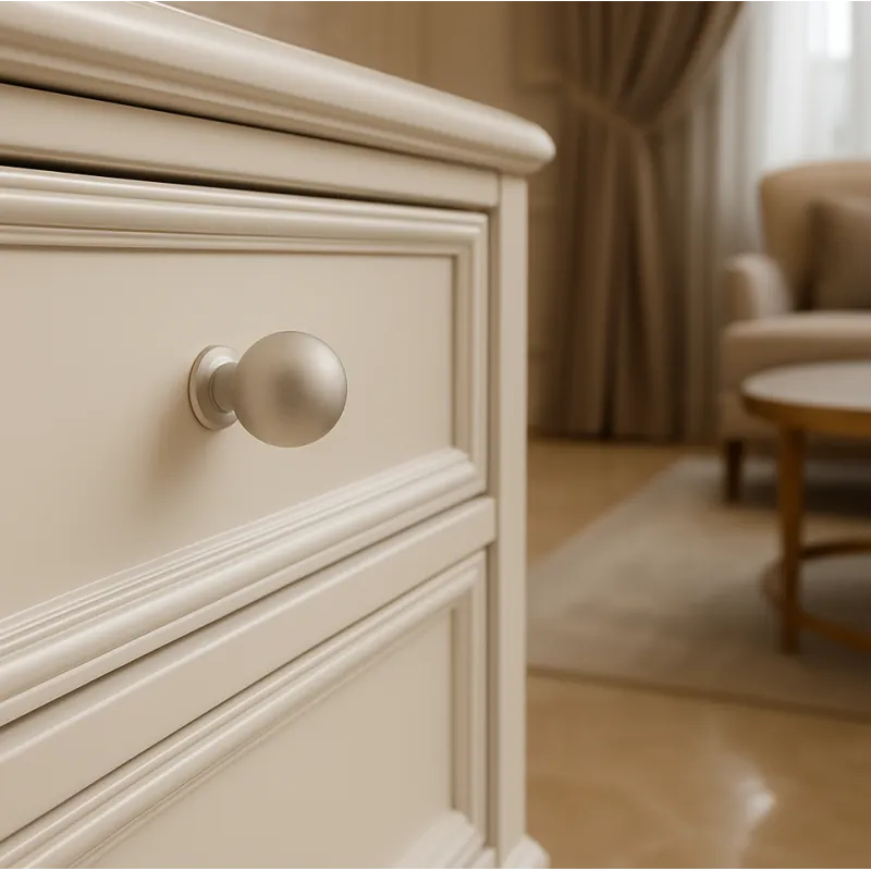 Gumb BALL 24 mm / Nikel saten