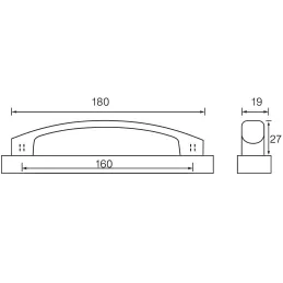 Ručka SALONA / Nehrđajući čelik