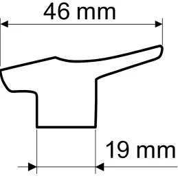 Ručka za vrata CITY / Satin