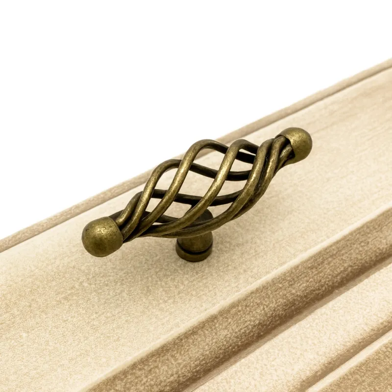 Knopka ručka VIRTUE / Mjedena patina