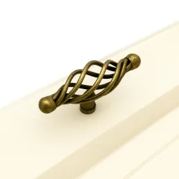 Knopka ručka VIRTUE / Mjedena patina