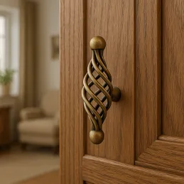 Knopka ručka VIRTUE / Mjedena patina