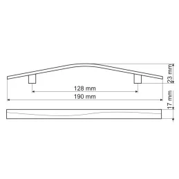 Ručka BONT / Zlatna sjajna