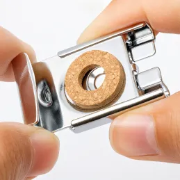 Set od 4 držača za staklo i ogledalo RING / Sjajni krom