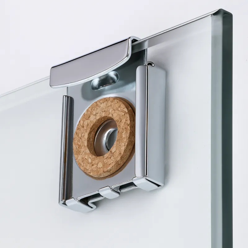 Set od 4 držača za staklo i ogledalo RING / Sjajni krom