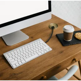 Prolaznica za kabele LINDA 60 / Starozlatno brušena