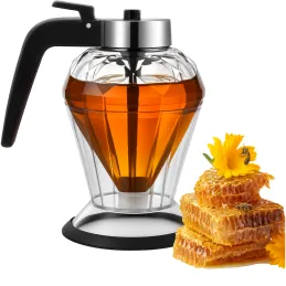 Dozator za ulje i med s podloškom 200 ml / Crni