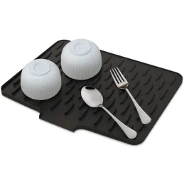 Silikonski ocjeđivač za suđe ROBUS / Antracit