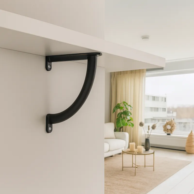 Držač police KIRA 132 / Crna mat