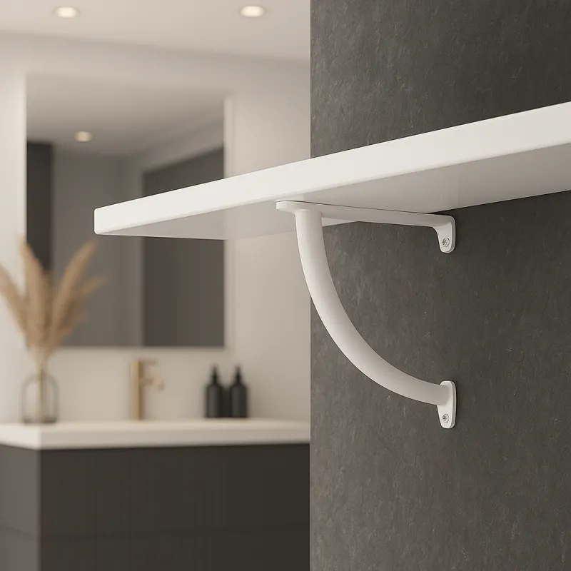 Držač police KIRA 190 / Bijela mat