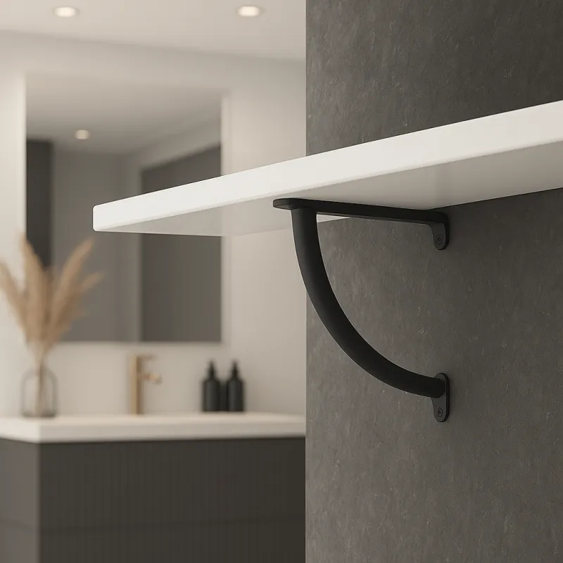 Držač police KIRA 190 / Crna mat