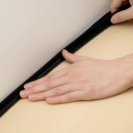 Tesnička letvica SLIM LINE / Crna sjajna