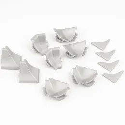 Set završetaka za brtvenu letvicu SLIM LINE / Aluminij