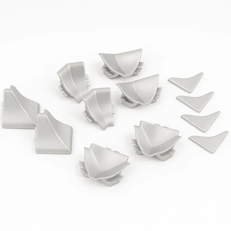 Set završetaka za brtvenu letvicu SLIM LINE / Aluminij