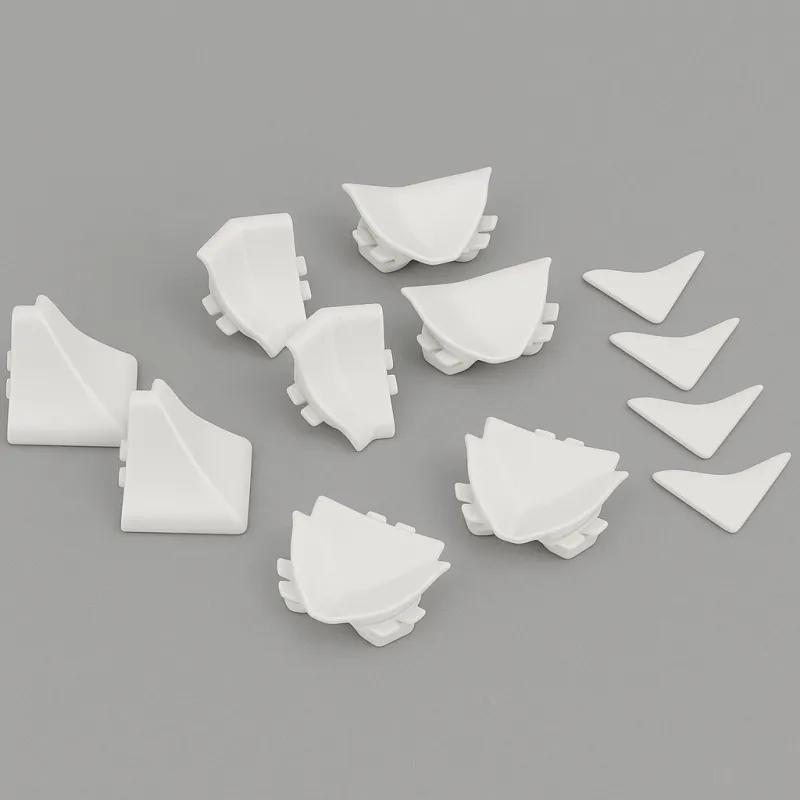 Set završetaka za brtvenu letvicu SLIM LINE / Bijela