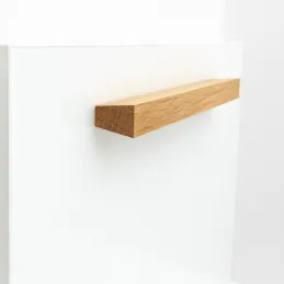 Drvena ručka VIRGINIA / Lakirani hrast